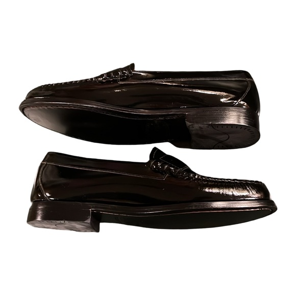 G.H. BASS ORIGINALS WHITNEY SMILEY WEEJUNS BLACK LEATHER LOAFER SIZE 8 - Picture 6 of 10